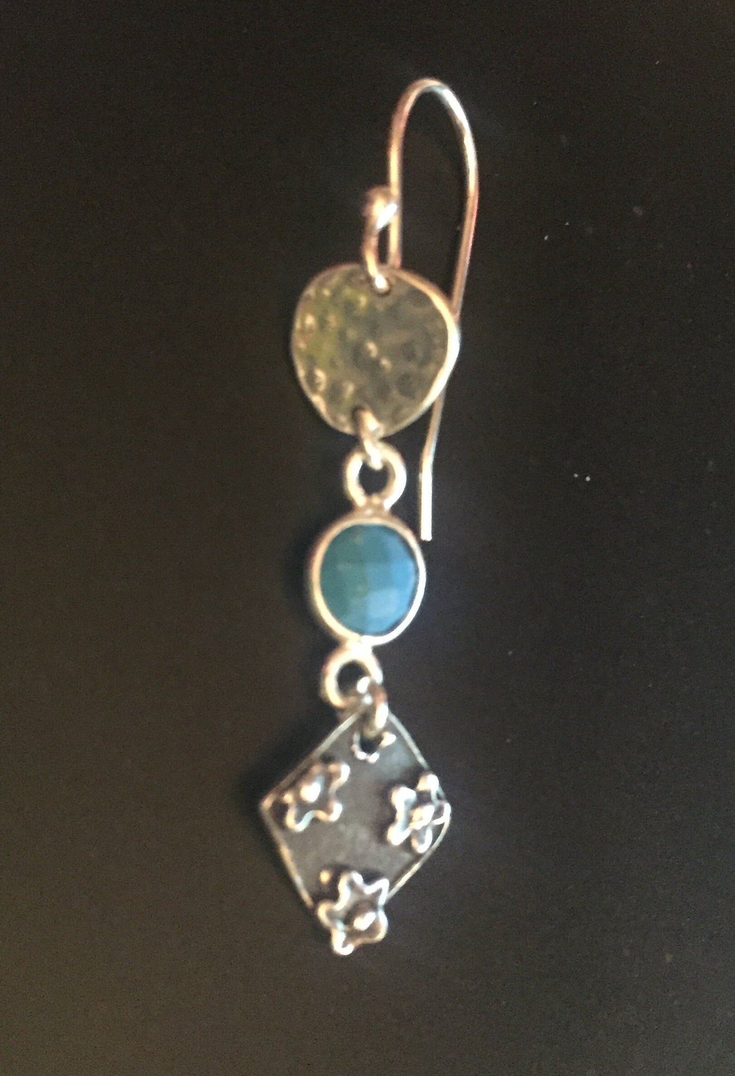 Sterling Silver Shorter Artisan Dangle Earrings